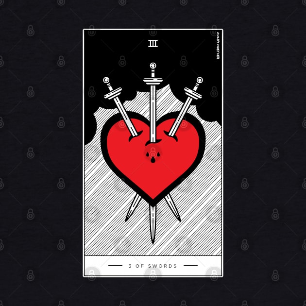 3 of Swords by averymuether